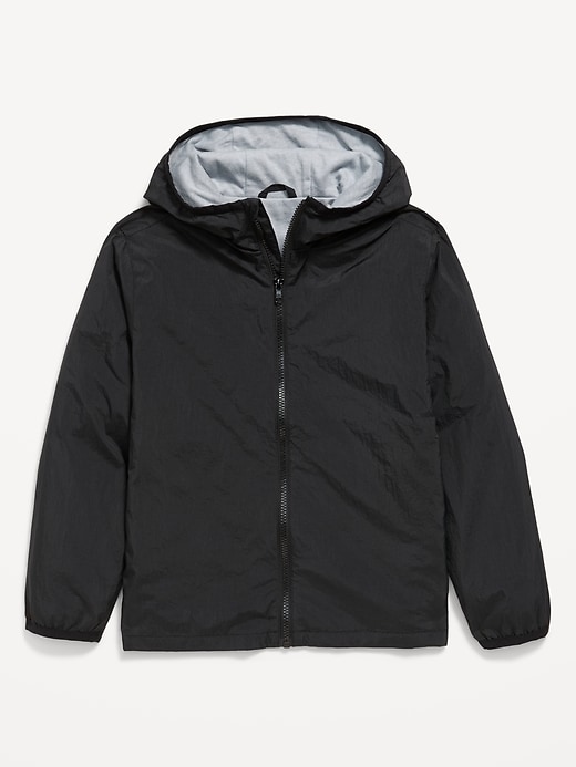 Image number 1 showing, Water-Resistant Zip-Front Jacket for Boys