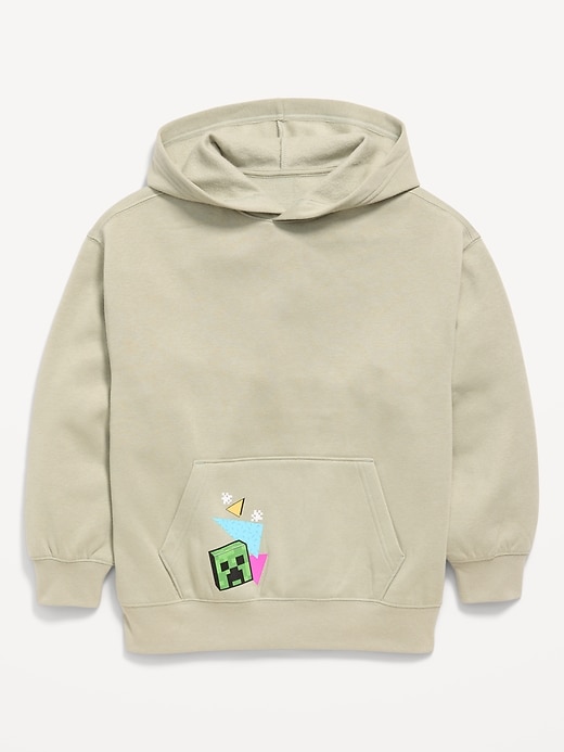 Image number 2 showing, Minecraft™ Oversized Gender-Neutral Graphic Pullover Hoodie for Kids