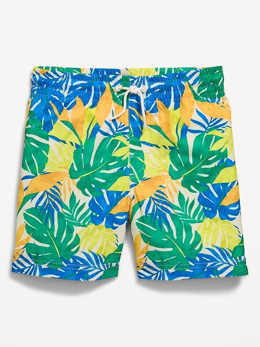 Image number 1 showing, Printed Swim Trunks for Boys