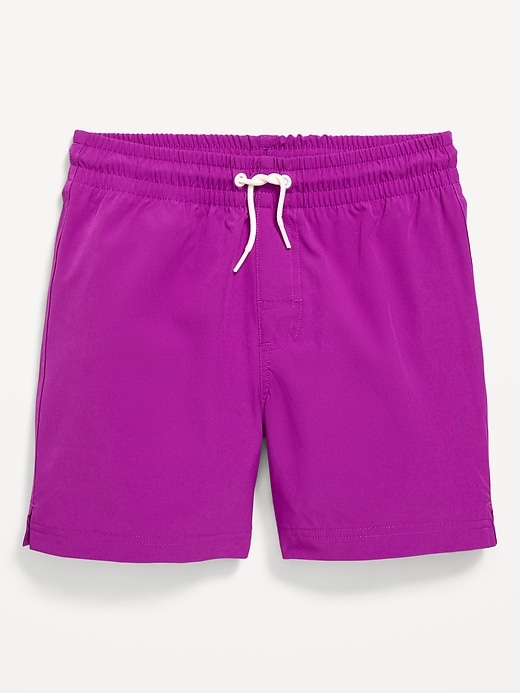 Image number 1 showing, Solid Swim Trunks for Boys