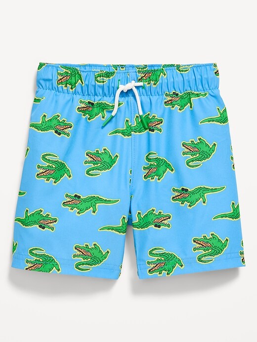 Image number 1 showing, Printed Swim Trunks for Toddler Boys