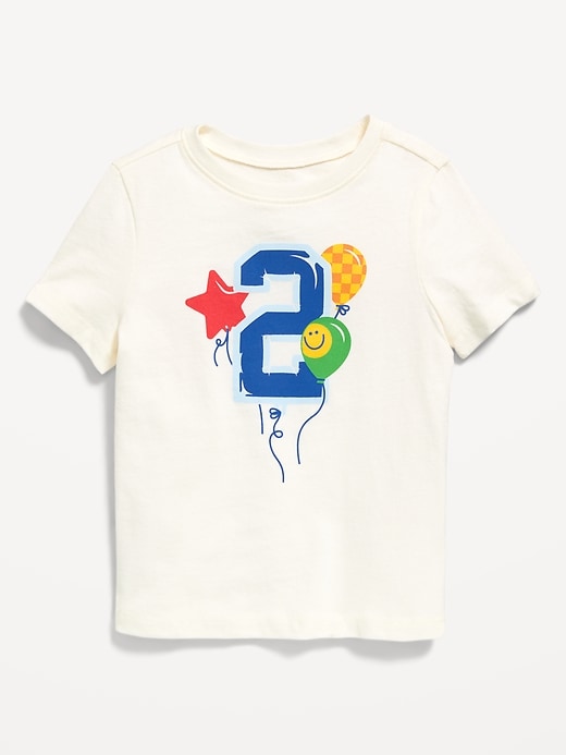 Image number 1 showing, Short-Sleeve Unisex Graphic T-Shirt for Toddler