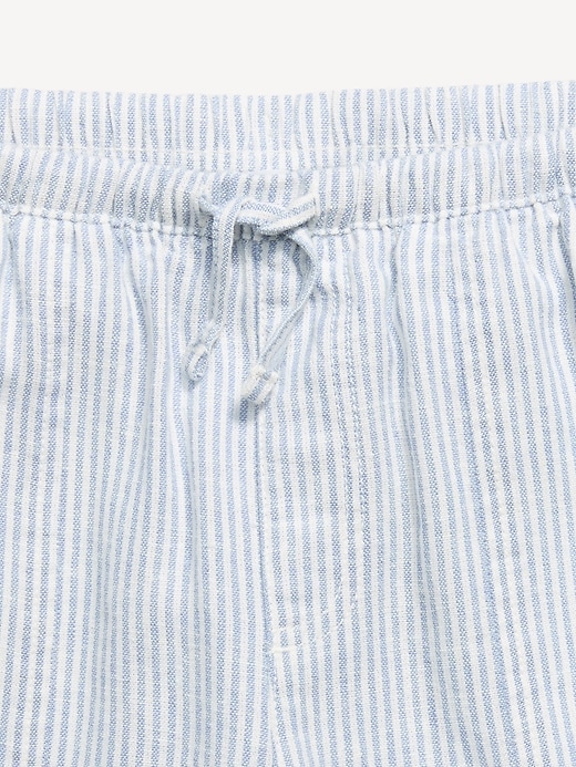 Image number 3 showing, Striped Linen-Blend Wide-Leg Pants for Girls