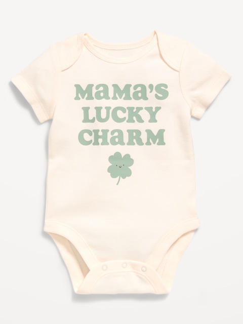 Short-Sleeve Graphic Bodysuit for Baby
