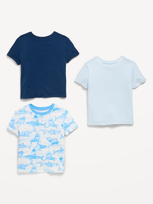 Image number 2 showing, Short-Sleeve T-Shirt 3-Pack for Toddler Boys
