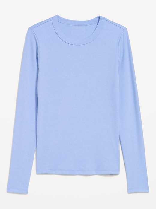 Image number 1 showing, Snug Long-Sleeve Crew-Neck T-Shirt