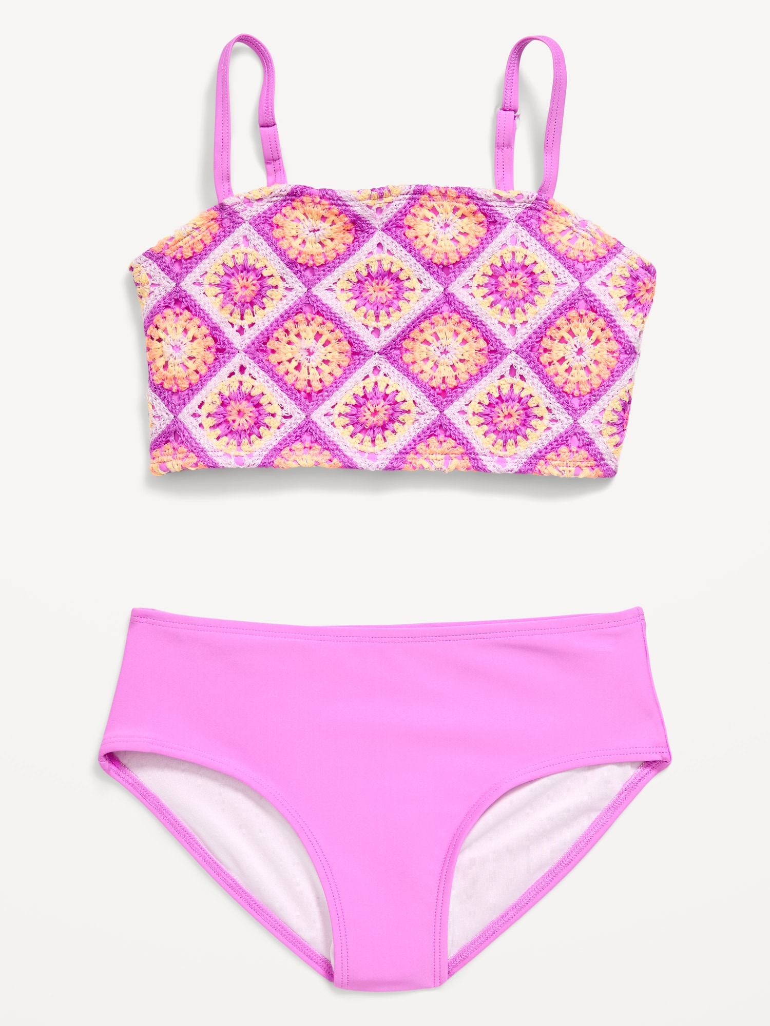 Crochet Bikini Swim Set for Girls
