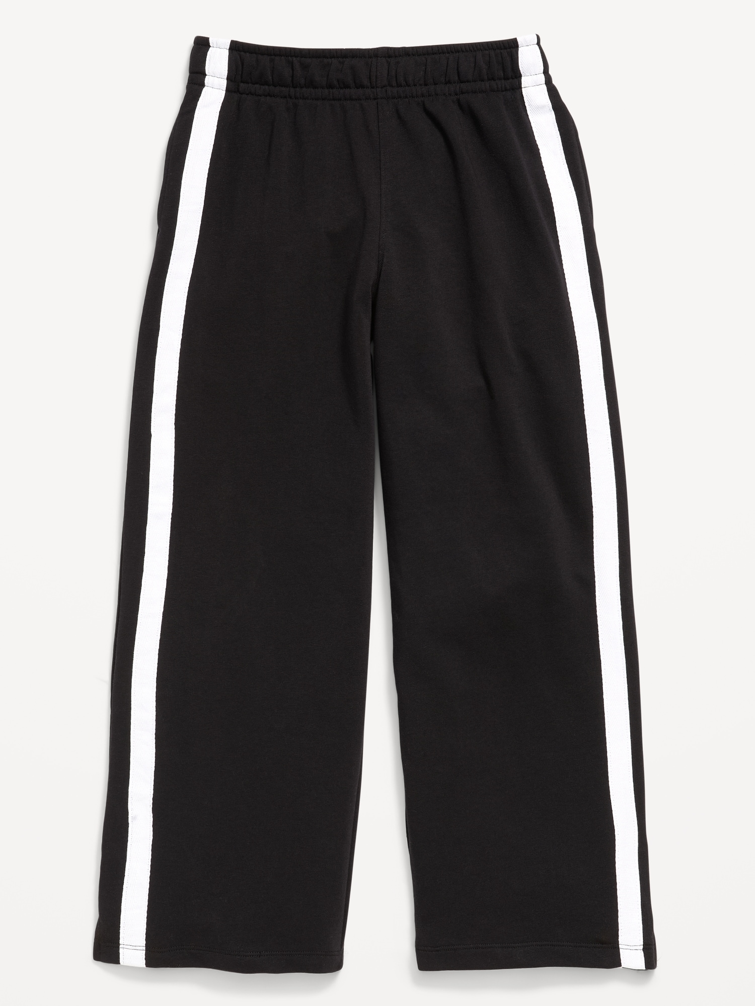 Baggy French-Terry Straight-Leg Retro Sweatpants for Girls