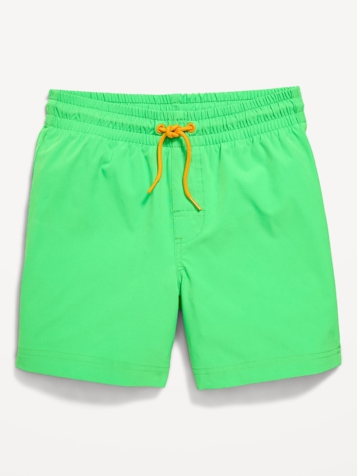 Image number 1 showing, Solid Swim Trunks for Boys