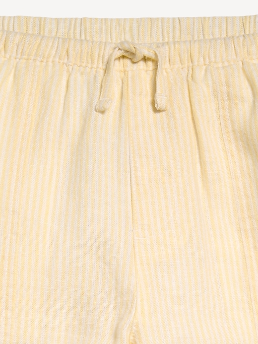 Image number 5 showing, Striped Linen-Blend Wide-Leg Pants for Girls