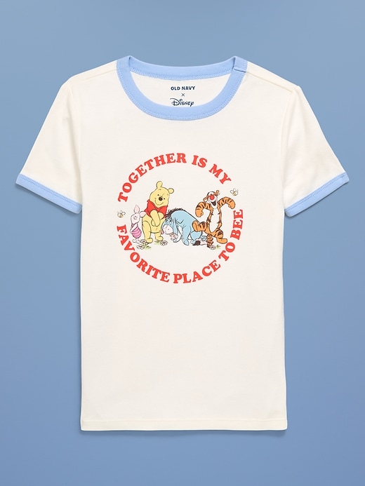 Image number 4 showing, Old Navy x Disney Winnie the Pooh Fitted Graphic Ringer T-Shirt for Girls