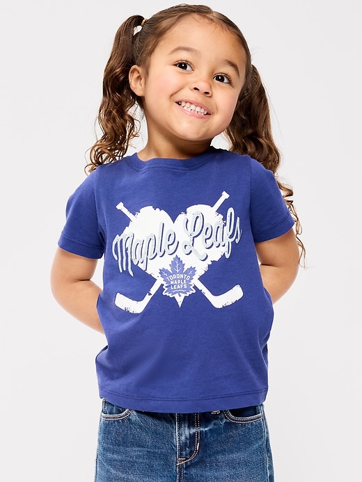Image number 1 showing, NHL Graphic T-Shirt for Toddler Girls