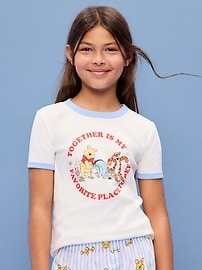 Image number 3 showing, Old Navy x Disney Winnie the Pooh Fitted Graphic Ringer T-Shirt for Girls
