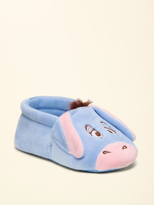Image number 1 showing, Old Navy x Disney Winnie the Pooh Velvet Slippers for Baby