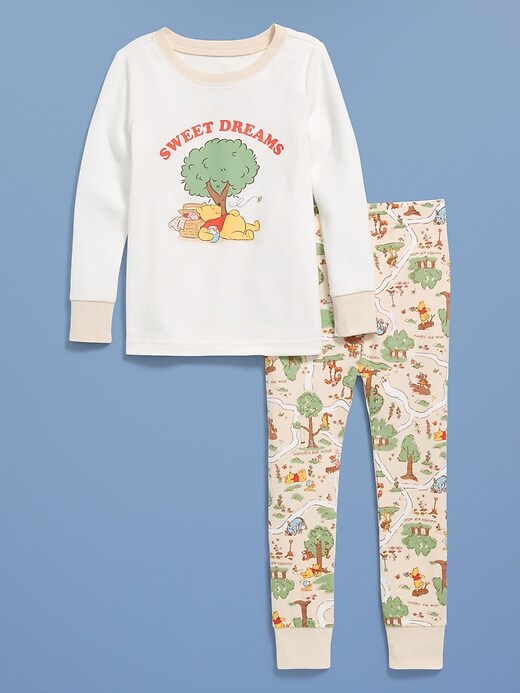 Image number 2 showing, Old Navy x Disney Winnie the Pooh Unisex Snug-Fit Pajama Set for Toddler & Baby