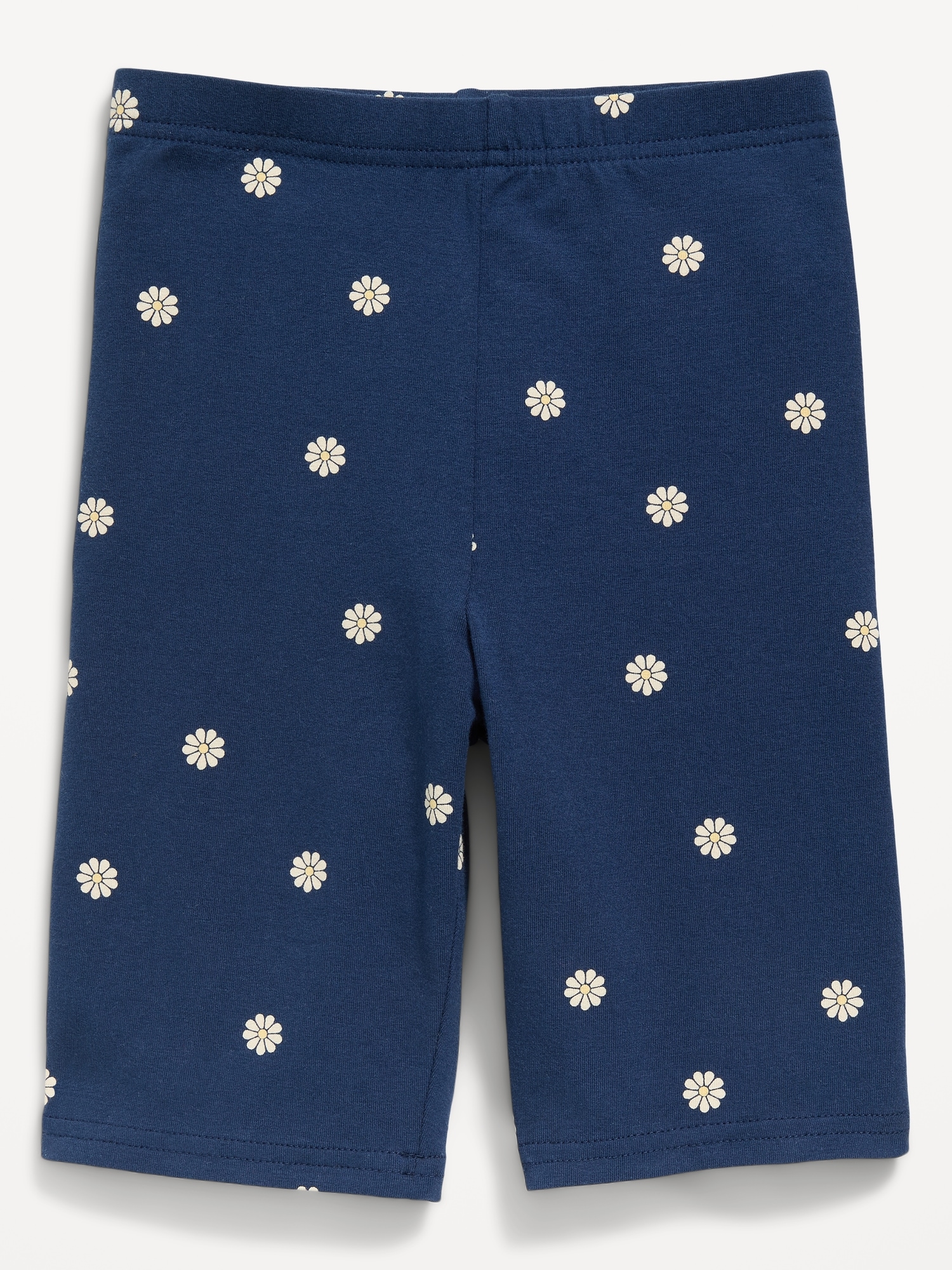 Printed Long Jersey Biker Shorts for Girls