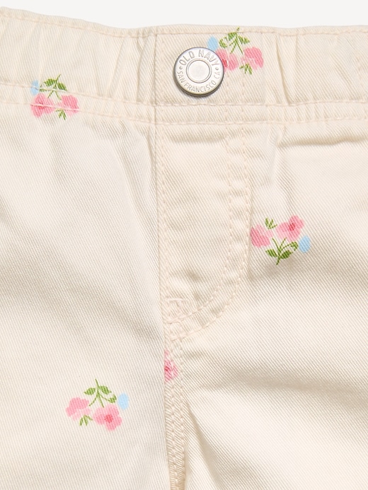 Image number 2 showing, Printed Pull-On Barrel-Leg Pants for Toddler Girls