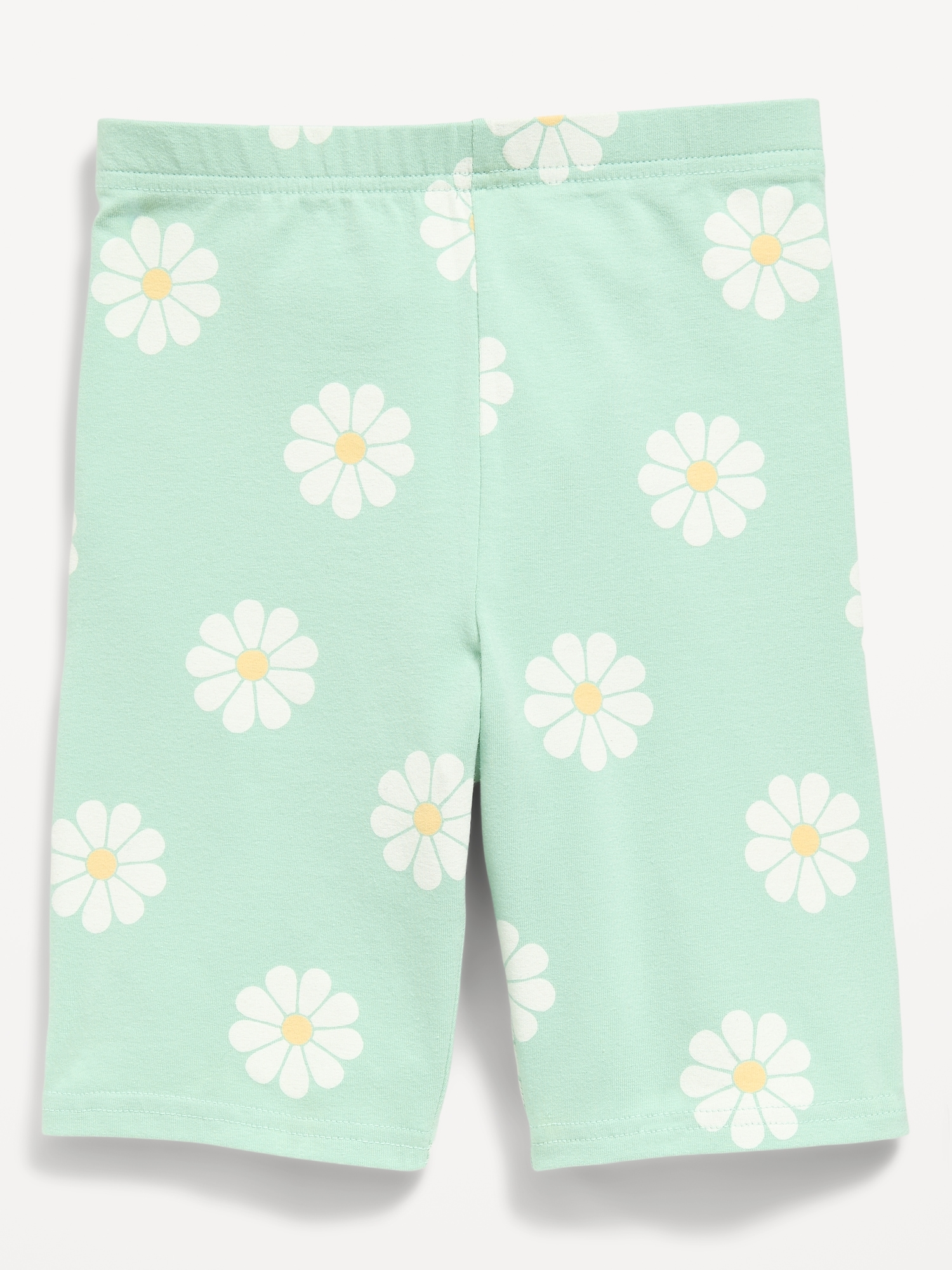 Printed Long Jersey Biker Shorts for Girls