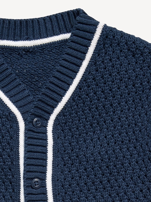 Image number 3 showing, Oversized Baseball Jersey Sweater for Toddler Boys