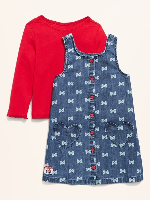 Image number 2 showing, Old Navy x Disney Minnie Mouse T-Shirt and Dress Set for Toddler Girls