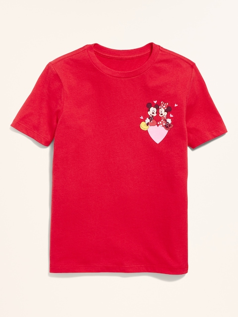 T-shirt à imprimé Mickey Mouse et Minni Mouse Old Navy x Disney pour enfant