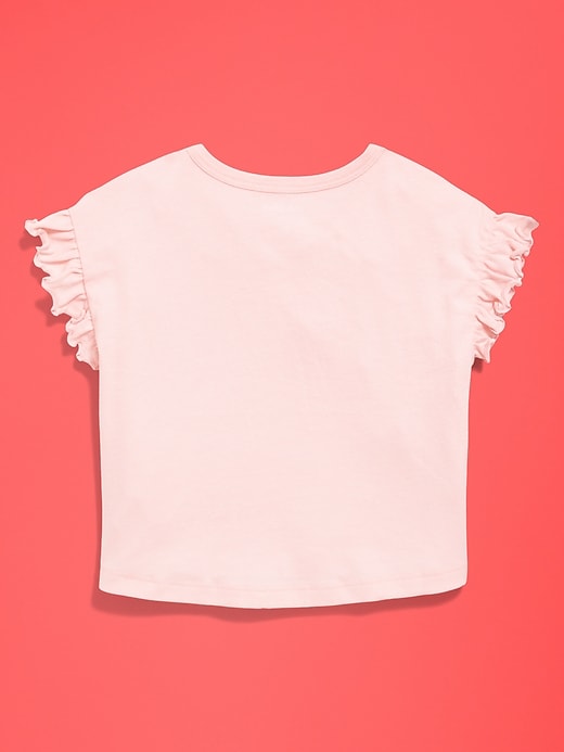 Image number 2 showing, Old Navy x Disney Minnie Mouse Ruffle-Sleeve T-Shirt for Toddler Girls