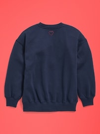 Image number 5 showing, Old Navy x Disney Oversized Minnie Mouse Embroidered Graphic Tunic Sweatshirt for Girls