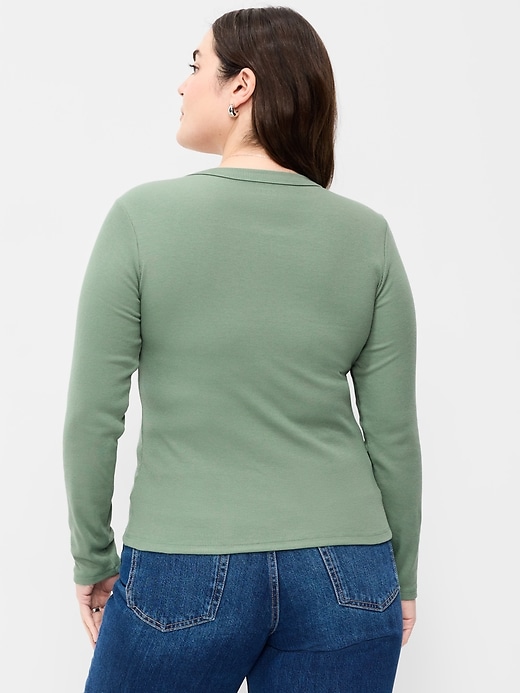 Image number 5 showing, Snug Long-Sleeve Crew-Neck T-Shirt