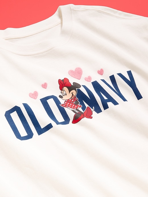 Image number 4 showing, Old Navy x Disney Minnie Mouse Logo-Graphic Vintage T-Shirt for Women