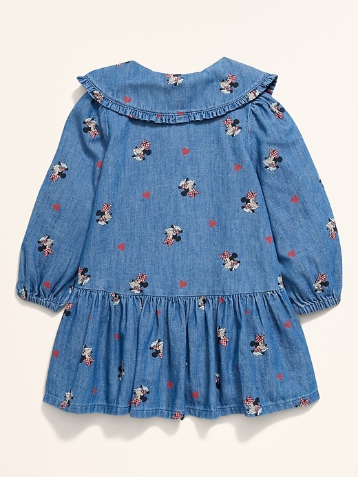 Image number 2 showing, Old Navy x Disney Minnie Mouse Collared Dress for Toddler Girls