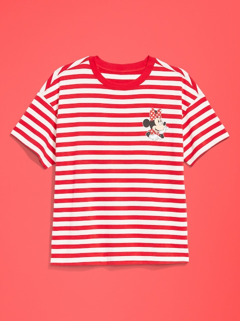 Old Navy x Disney Minnie Mouse Vintage Crew-Neck Striped T-Shirt for Women