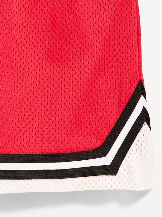 Image number 3 showing, Knee Length Mesh Basketball Shorts for Boys