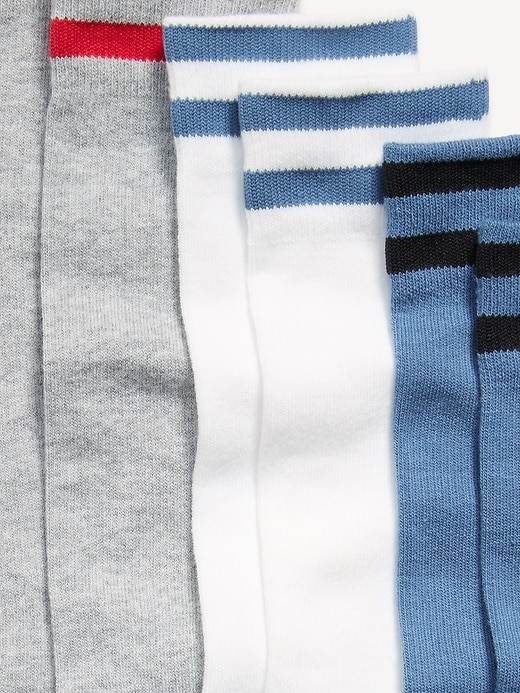 Image number 2 showing, Knee High Go-Dry Soccer Socks 3-Pack for Boys