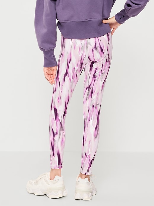 L'image numéro 2 présente Legging PowerSoft à taille haute longueur 7/8 pour fille