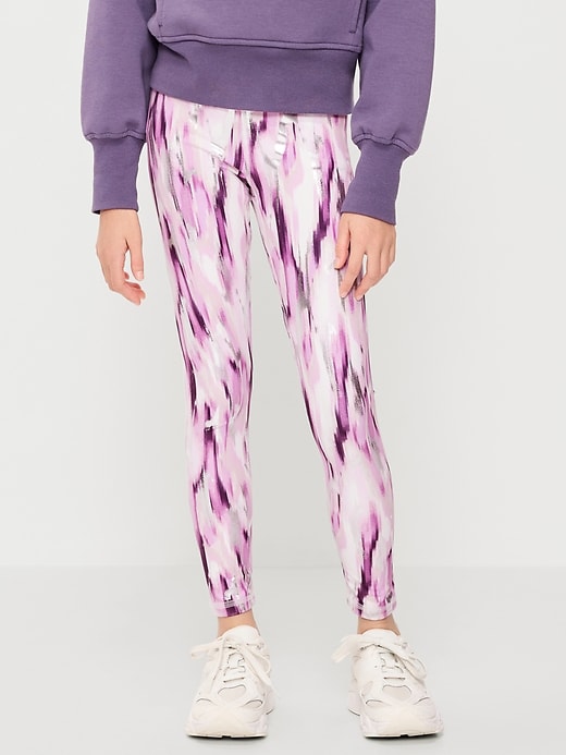 L'image numéro 1 présente Legging PowerSoft à taille haute longueur 7/8 pour fille