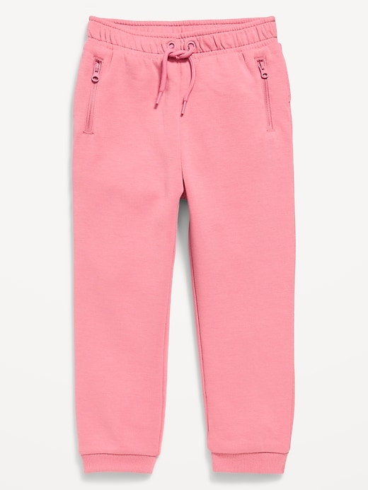 Image number 1 showing, Slim Dynamic Fleece Joggers for Toddler Girls