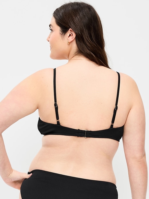 L'image numéro 6 présente Haut de bikini côtelé