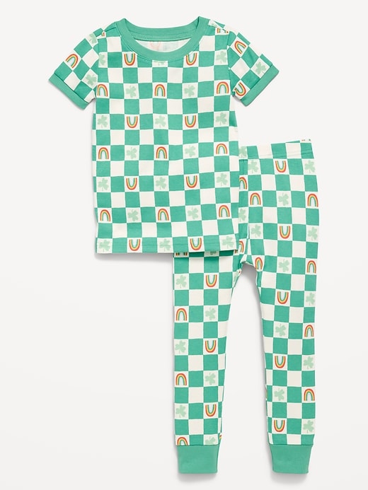 Image number 1 showing, Printed Unisex Pajama Set for Toddler & Baby