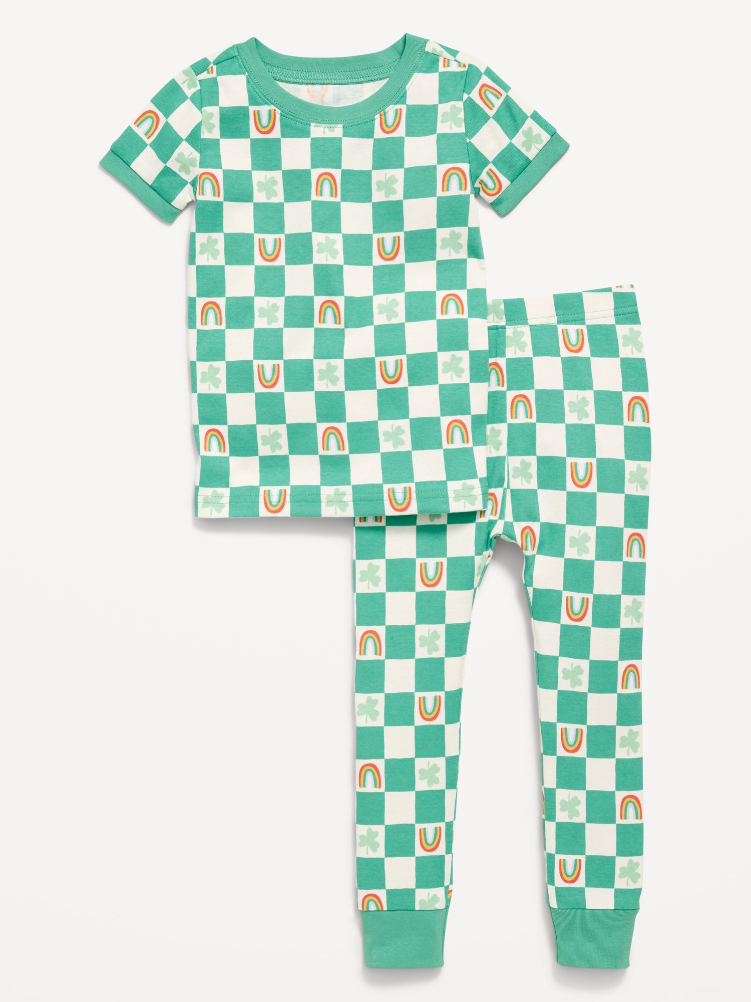 Printed Unisex Pajama Set for Toddler & Baby