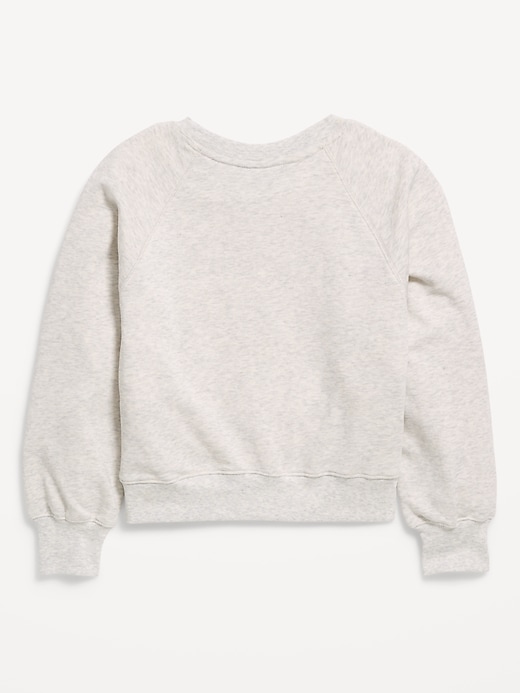 L'image numéro 3 présente Chandail en coton ouaté à manches longues à imprimé pour fille