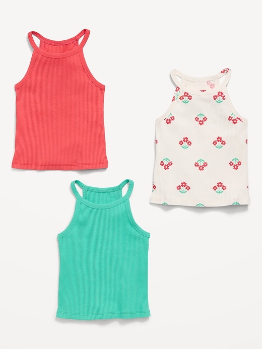 L'image numéro 2 présente Camisole bain de soleil ajustée pour toute-petite fille (paquet de 3)