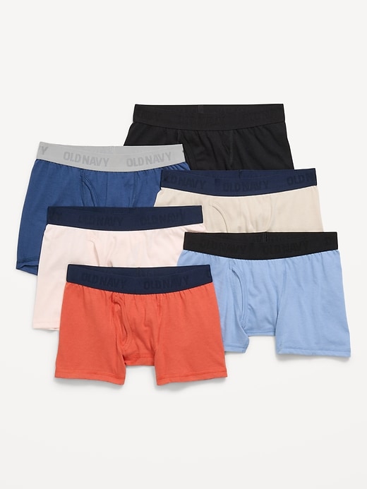 Image number 1 showing, Boxer-Briefs Underwear 6-Pack for Boys