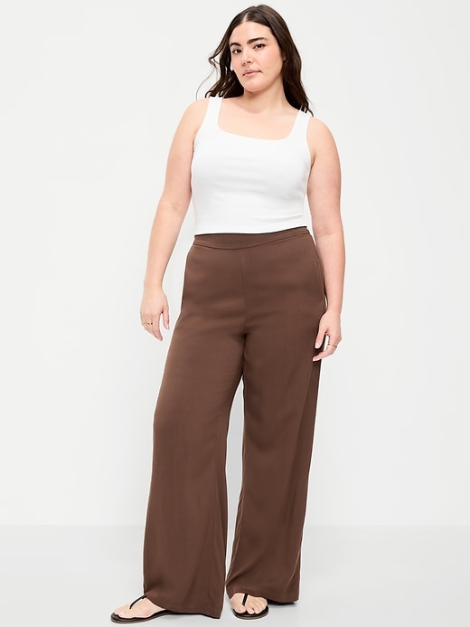 Image number 5 showing, High-Waisted Playa Wide-Leg Pants