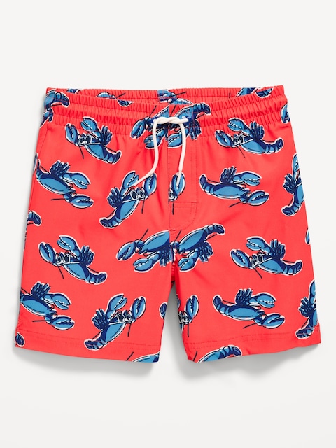 Printed Swim Trunks for Boys