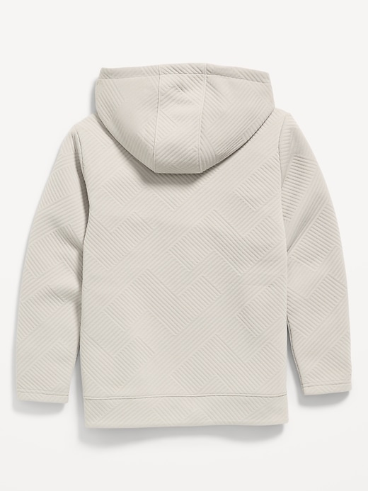 L'image numéro 3 présente Haut à capuchon en Molleton dynamique à glissière sur le devant pour garçon