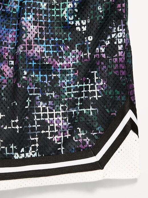 Image number 3 showing, Knee Length Mesh Basketball Shorts for Boys