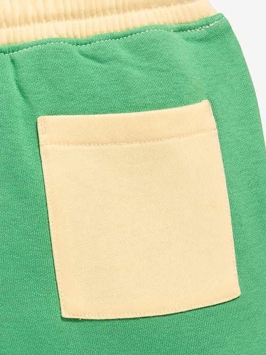 Image number 4 showing, Color-Block Fleece Shorts for Toddler Boys