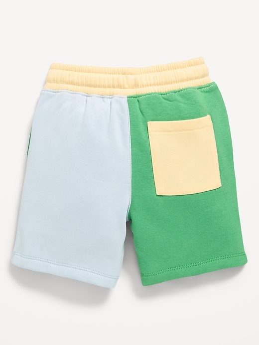 Image number 2 showing, Color-Block Fleece Shorts for Toddler Boys
