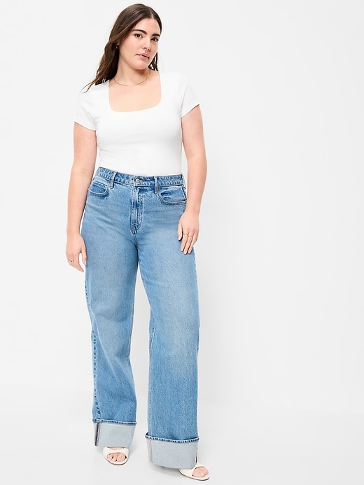 Image number 3 showing, Hug Double-Layer Scoop-Neck Top