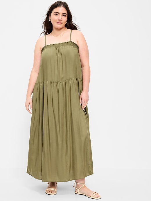 Image number 5 showing, Airy Smocked Maxi Dress